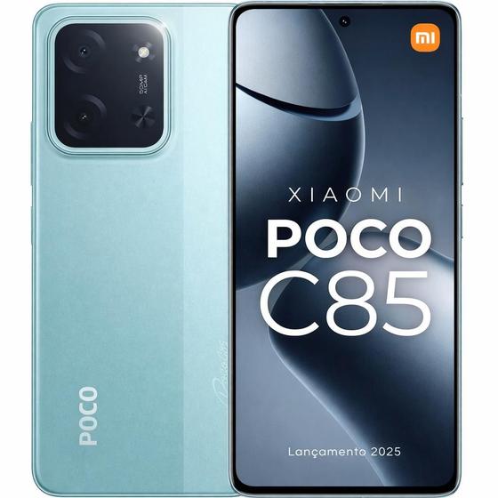 Xiaomi POCO C85 256GB 8GB NFC 50mp tela 6,9 120Hz Celular Ultra Fluidez 6000mAh Top 1º Custo benefício