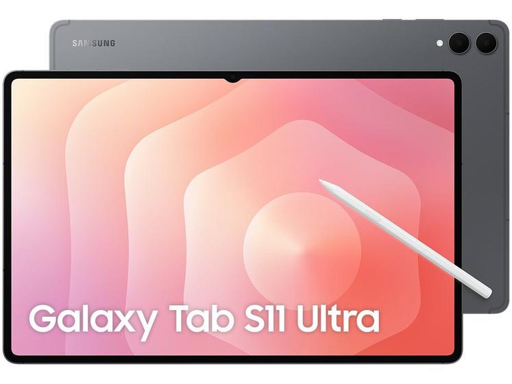 Tablet Samsung Galaxy TAB S11 Ultra com Caneta S Pen 12GB RAM 512GB 14,6" Android Dimensity 9400+ Wi-Fi