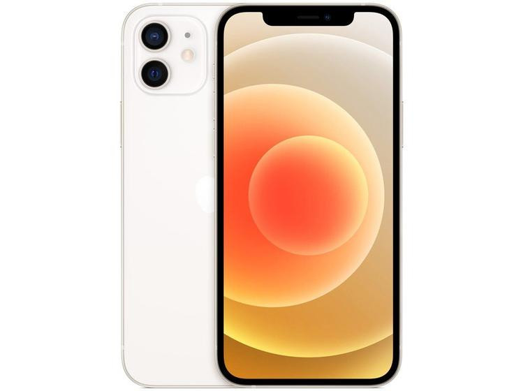 iPhone 12 Apple 256GB Branco Tela 6,1” 12MP iO