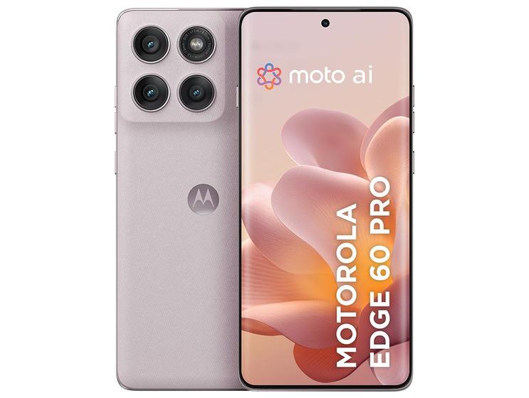 Smartphone Motorola Edge 60 Pro 512GB Off White 5G 24GB RAM 6,7" Câm. Tripla + Selfie 50MP