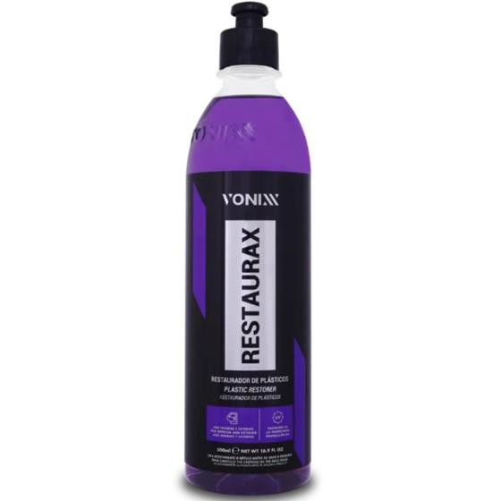 Restaura Plásticos Automotivo Restaurax - 500ml - Vonixx