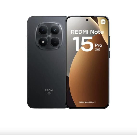 NOVO CELULAR Xiaomi Note 15 PRO 5G COM NFC 12GB RAM 512GB Original Versão Global PRETO