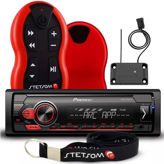 Imagem de Som Automotivo Radio Pioneer Com Usb Spotify Mvh-s118ui + Controle Longa Distancia 500m Stetsom