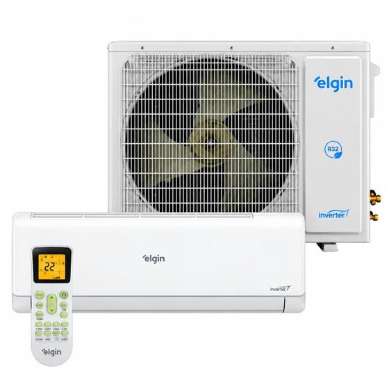 Ar Condicionado Split Elgin High Wall Eco Inverter II 12000 BTUs Frio WiFI 220V