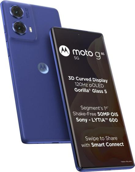Smartphone Motorola Moto G84 5G Dual Sim Tela 6.7 8 GB RAM 256 GB Azul - Samsung