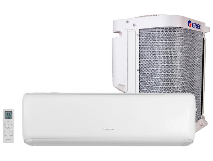 Ar-condicionado Split 12.000 BTUs Gree Inverter Quente e Frio GWH12ATC-D6DNA1AB