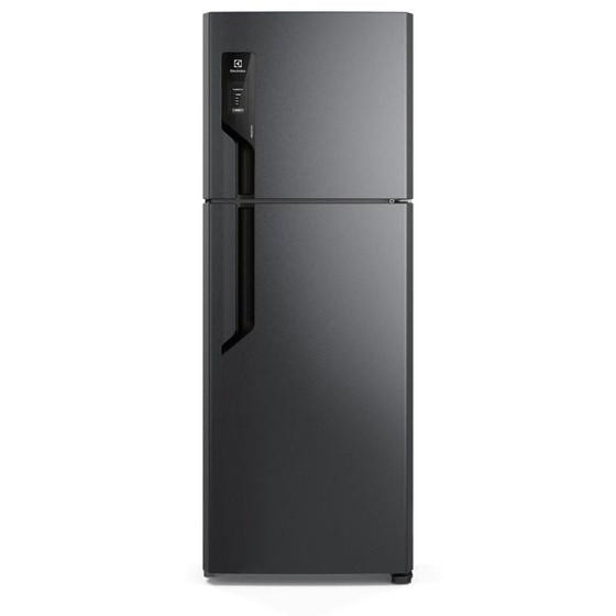 Geladeira/Refrigerador Electrolux Frost Free Duplex Black Inox Look 480L Efficient TF71B