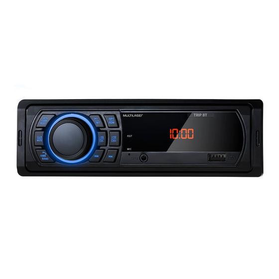 Imagem de Som Automotivo Trip BT MP3 4X25W RMS MULTILASER