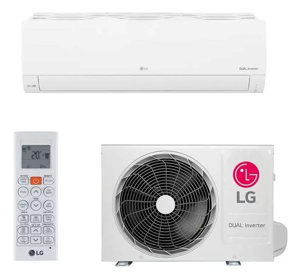 Ar Condicionado Split Inverter 12000 Btus LG Hi Wall Dual Compact AI Frio 220V S3UQ12JAQAL