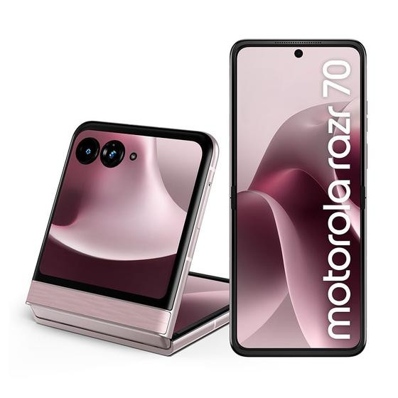 Smartphone Motorola Razr 70 5G 256GB 8GB RAM, 16GB Ram Boost Tela externa 3.6” e tela interna 6.9 Extreme Amoled 120Hz