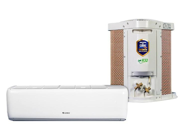 Ar-condicionado Split 9.000BTUs Gree Inverter Quente e Frio GWH09ATA-D6DNA2C